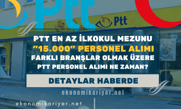 ptt personel alım