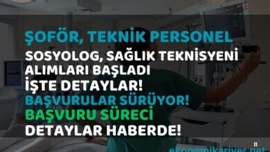 şoför ve teknik personel alımları
