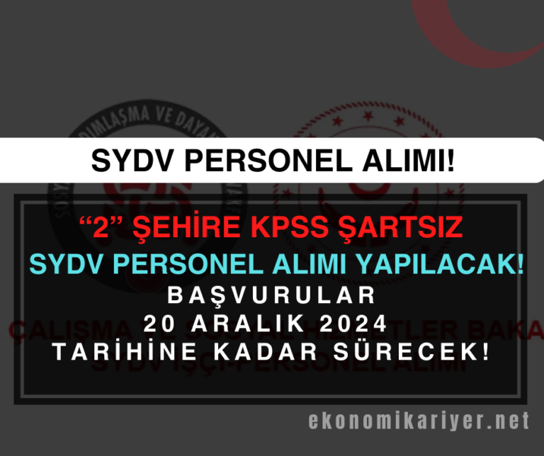sydv personel alım