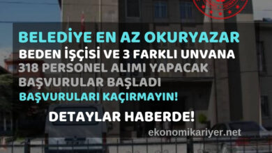 belediye personel alımı