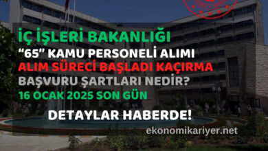 içişleri bakanlığı personel alımı