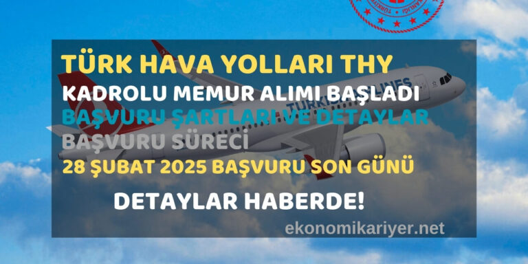 türk hava yolları personel alımı