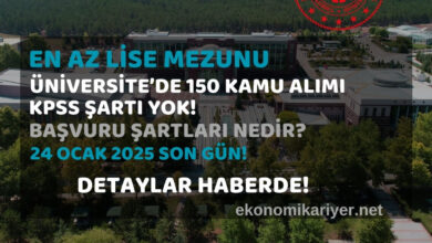 üniversite personel alımı