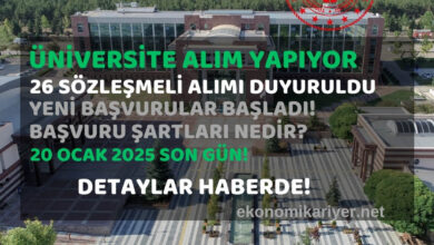 üniversite personel alımı