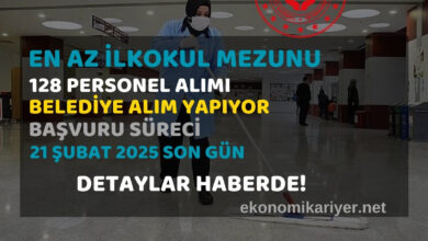 belediye personel alımı