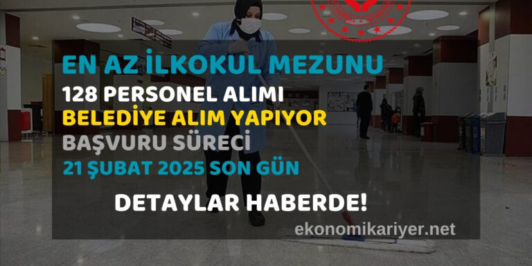 belediye personel alımı