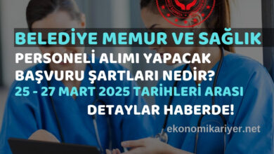 belediye sağlıkçı alımı
