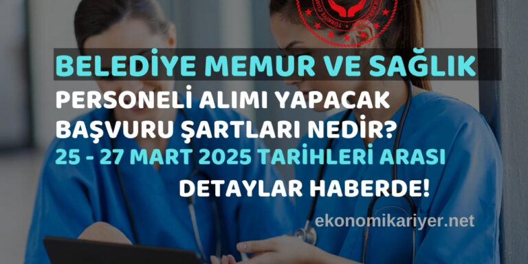 belediye sağlıkçı alımı