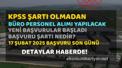 büro personeli alımı