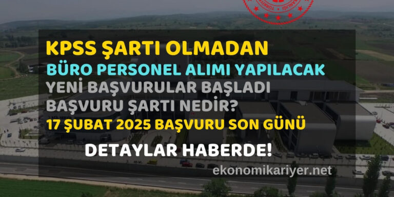 büro personeli alımı