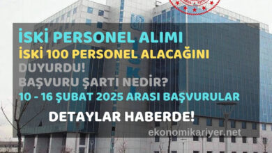 iski personel alımı