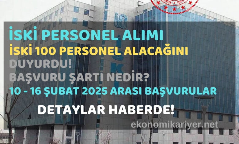 iski personel alımı