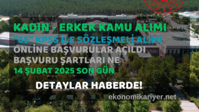 kadın erkek personel alımı