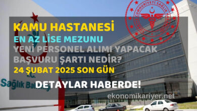 kamu hastanesi personel alımı