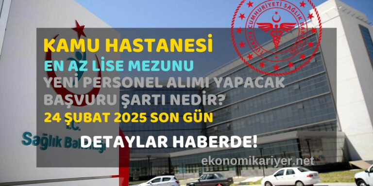 kamu hastanesi personel alımı