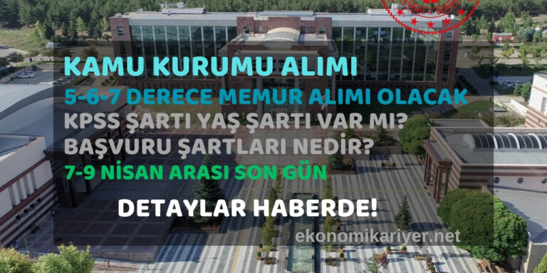 kamu kurumu 2025 alımı