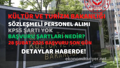 kültür ve turizm bakanlığı personel alımı