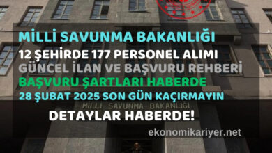 milli savunma bakanlığı personel alımı