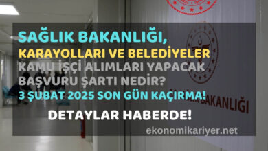 sağlık kamu işçi alımı