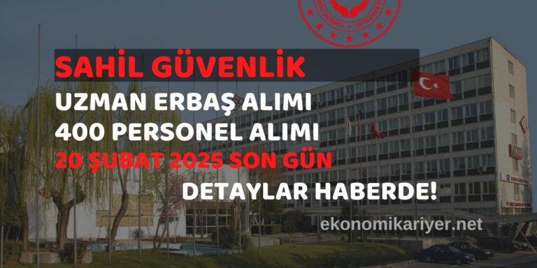 sahil güvenlik personel alımı