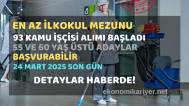 en az ilkokul personel alımı