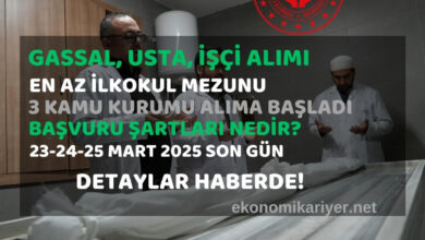 gassal personel alımı