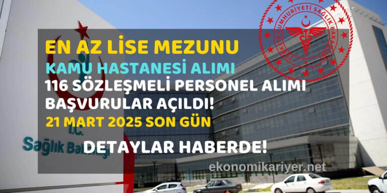 kamu hastanesi personel alımı