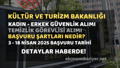 kültür ve turizm bakanlığı personel alımı