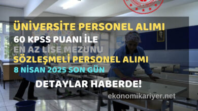 sözleşmeli personel alımı