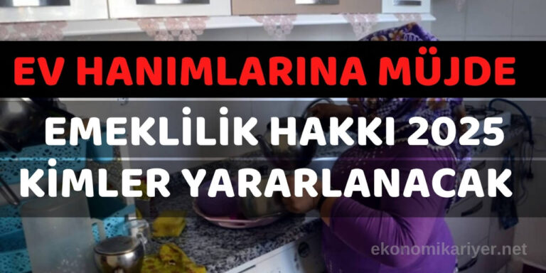 ev hanımlarına emeklilik
