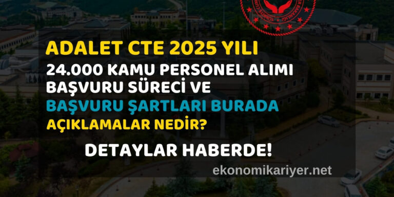 adalet bakanlığı personel alımı