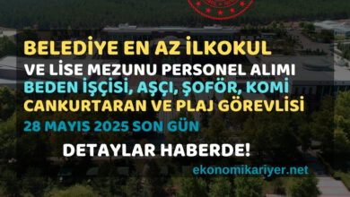 belediye personel alımı