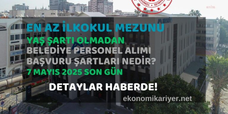 belediye personel alımı