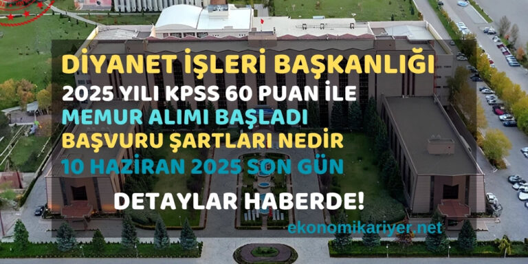 diyanet işleri başkanlığı memur alımı