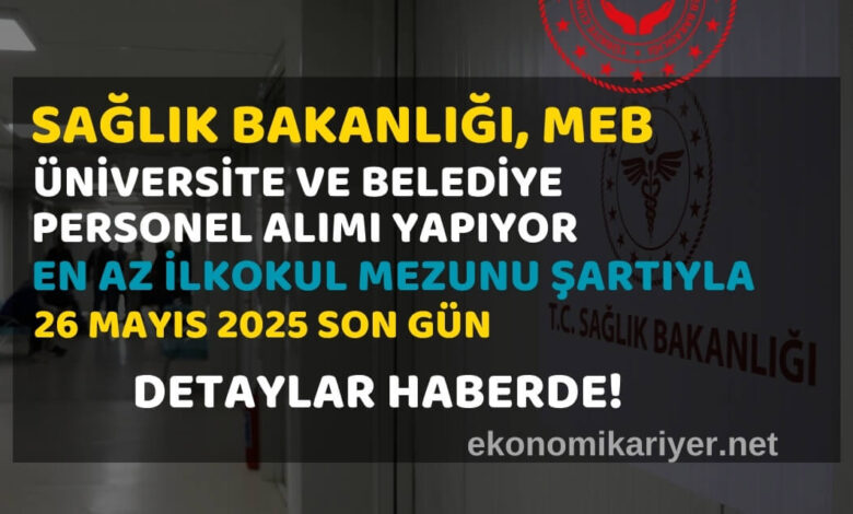 en az ilkokul devlet işçisi alımı