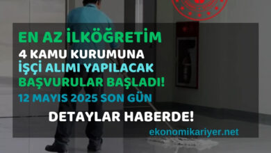 en az ilkokul işçi alımı