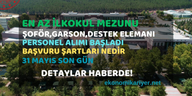 en az ilkokul personel alımı