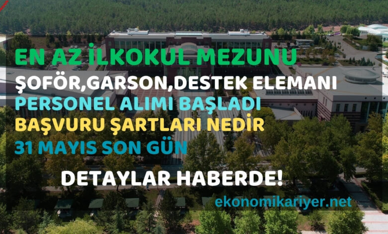 en az ilkokul personel alımı