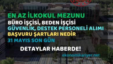 en az ilkokul personel alımı