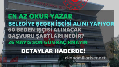 en az okur yazar beden işçisi alımı