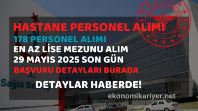 hastane personel alımı