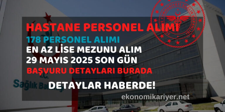 hastane personel alımı