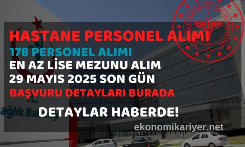 hastane personel alımı