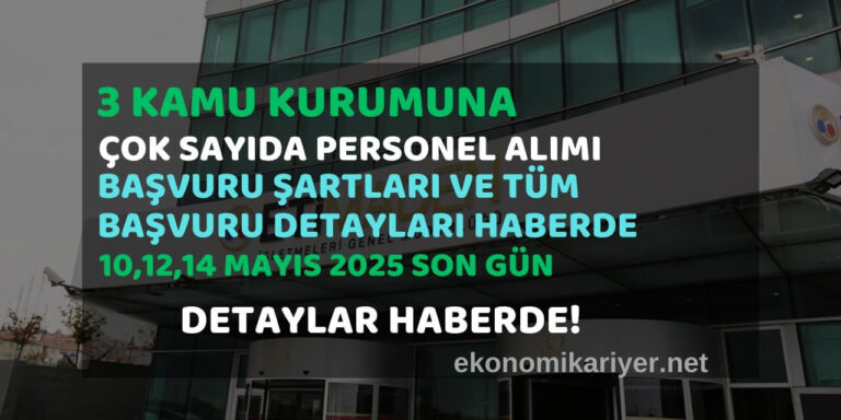 kamu kurumlarına personel alımı