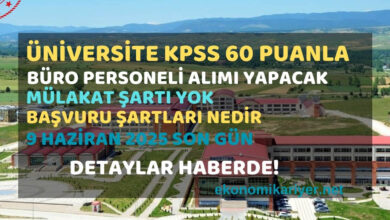 kastamonu üniversitesi personel alımı