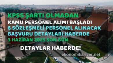 kpss şartsız personel alımı
