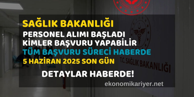 sağlık bakanlığı personel alımı