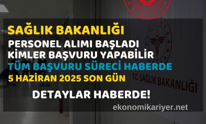 sağlık bakanlığı personel alımı