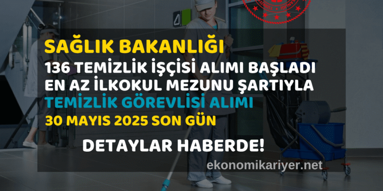 sağlık bakanlığı temizlik işçisi alımı