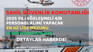 sahil güvenlik personel alımı